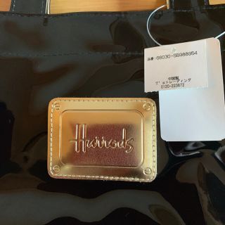 ハロッズ(Harrods)の新品 タグ付き ハロッズ エナメルバック(トートバッグ)