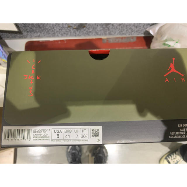 NIKE(ナイキ)のjordan6 travis scott メンズの靴/シューズ(スニーカー)の商品写真