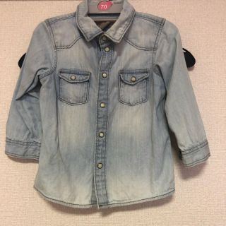 エイチアンドエム(H&M)のデニムシャツ(シャツ/カットソー)