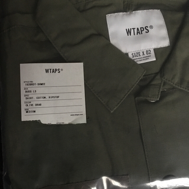 WTAPS 19AW BUDS LS / SHIRT. COTTON. M od 1