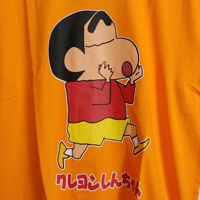 新品 3L XXL クレヨンしんちゃん 大きいサイズ Tシャツ オレンジ メンズのトップス(Tシャツ/カットソー(半袖/袖なし))の商品写真