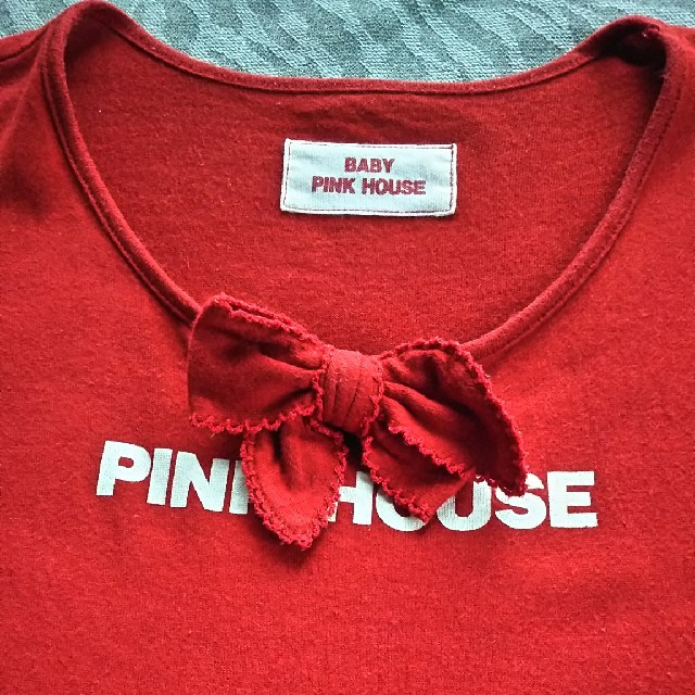 PINK HOUSE(ピンクハウス)のBABY PINK HOUSE カットソー キッズ/ベビー/マタニティのキッズ服女の子用(90cm~)(Tシャツ/カットソー)の商品写真