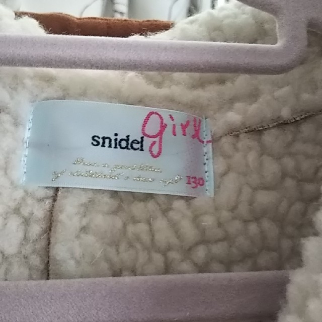 SNIDEL(スナイデル)のにゃんけ様専用  snidel girl 130 コート キッズ/ベビー/マタニティのキッズ服女の子用(90cm~)(コート)の商品写真