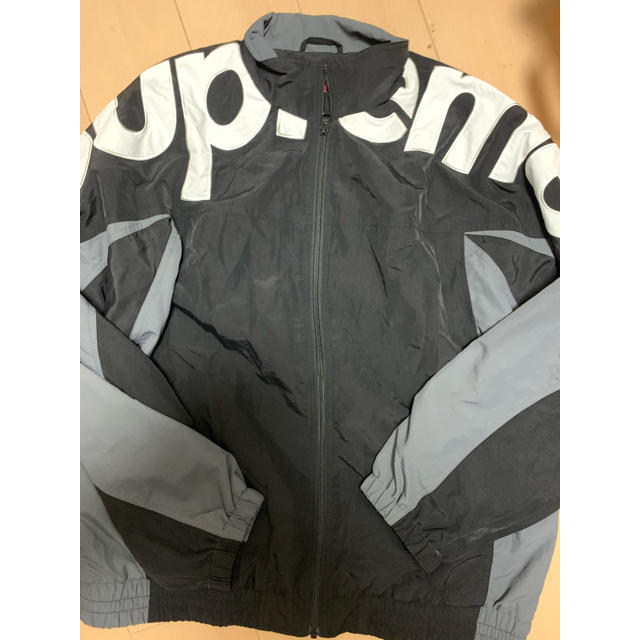 Supreme Shoulder Logo Track Jacket 黒　L