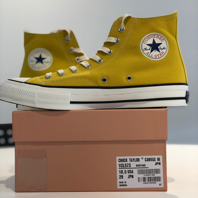 マスタードupper29 CONVERSE Addict アディクト マスタード musterd