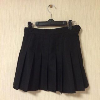 アメリカンアパレル(American Apparel)のアメアパ テニススカート black(ミニスカート)