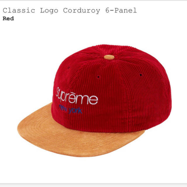 キャップsupreme corduroy cap