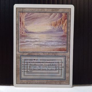 マジックザギャザリング(マジック：ザ・ギャザリング)の［MTG］（RV）Underground Sea（白枠）(シングルカード)