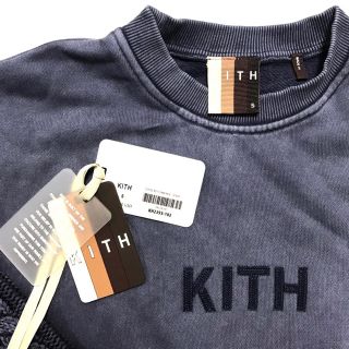 正規品 KITH キス クラシックロゴ コンボニット スウェットシャツ ネイビー