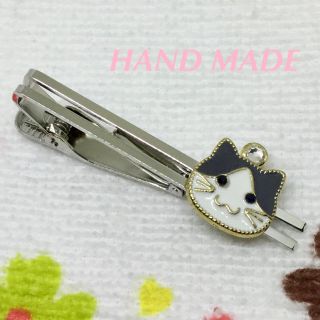 ハチワレネコ　ネクタイピン☆ハンドメイド☆新品(ネクタイピン)