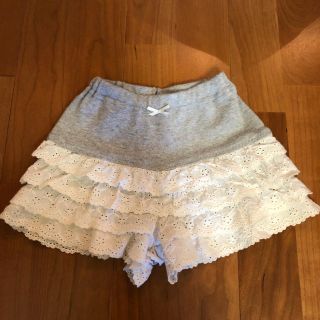 ハッシュアッシュ(HusHush)のハッシュアッシュ キュロットパンツ 90 女の子 美品(パンツ/スパッツ)