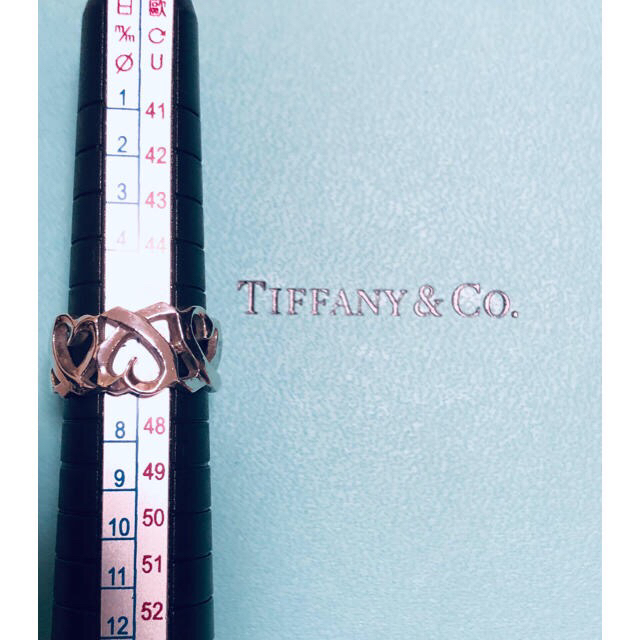 Tiffany & Co.(ティファニー)のティファニー 3連オープンハートリング 7号 レディースのアクセサリー(リング(指輪))の商品写真