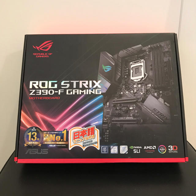 スマホ/家電/カメラROG STRIX Z390-F Z390搭載 LGA1151対応マザーボード