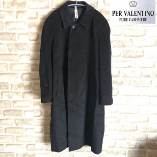 【未使用級】最高級 カシミア100% VALENTINO ダブルボタン コート