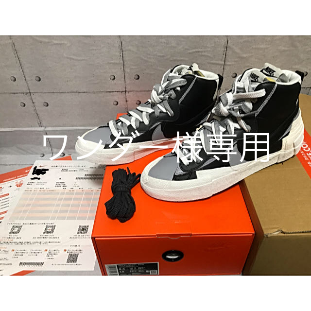 超格安一点 - NIKE SACAI MID BLAZER スニーカー - motionptg.com