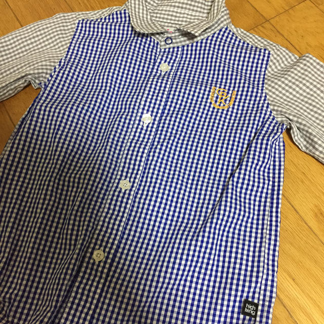 highking(ハイキング)の長袖シャツ110 キッズ/ベビー/マタニティのキッズ服男の子用(90cm~)(ブラウス)の商品写真