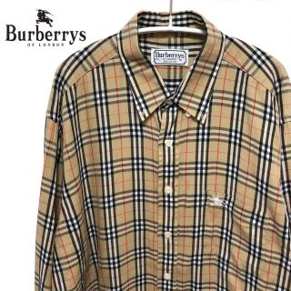 バーバリー(BURBERRY)のバーバリー ノバチェックシャツ 長袖 メンズ サイズL(シャツ)