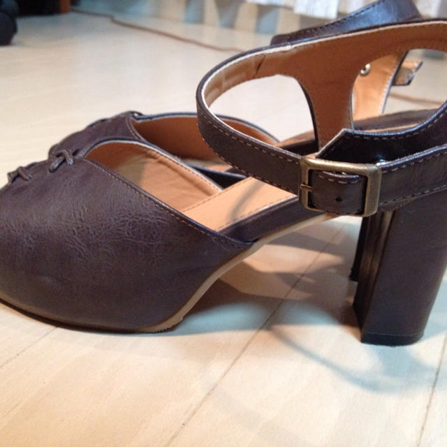 〈値下げ〉ブラウン♡サンダル レディースの靴/シューズ(サンダル)の商品写真