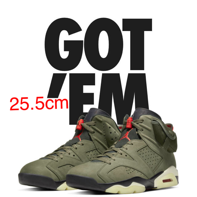 NIKE AIRJORDAN6  TRAVISSCOTTナイキエアジョーダン