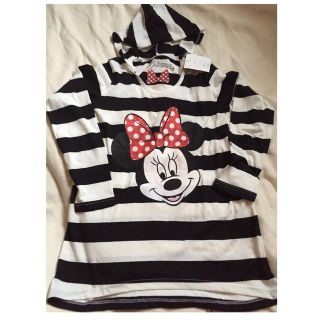 ディズニー(Disney)の未着用！ミニーロンTパーカー(Tシャツ(長袖/七分))