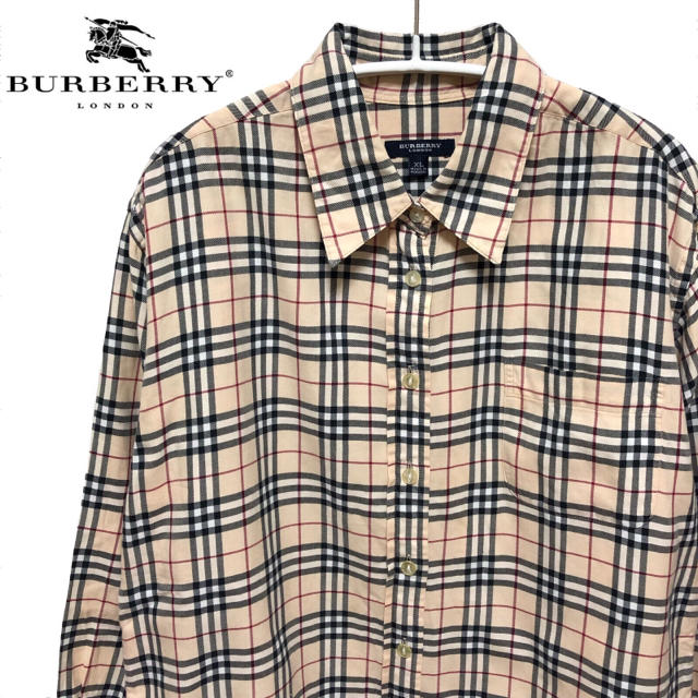 BURBERRY - バーバリーロンドン ノバチェックシャツ レディース サイズXLの通販 by うさぎ｜バーバリーならラクマ