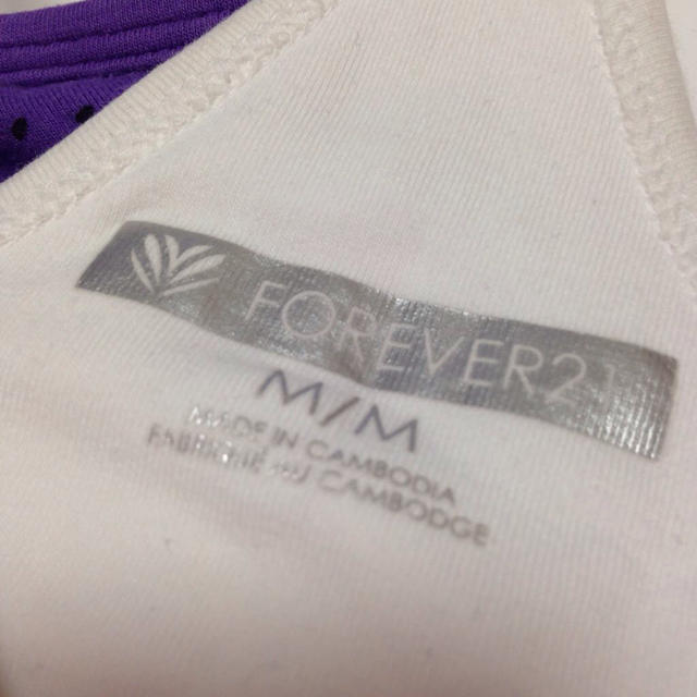 FOREVER 21(フォーエバートゥエンティーワン)のForever21 スポーツブラ＊* レディースのルームウェア/パジャマ(その他)の商品写真