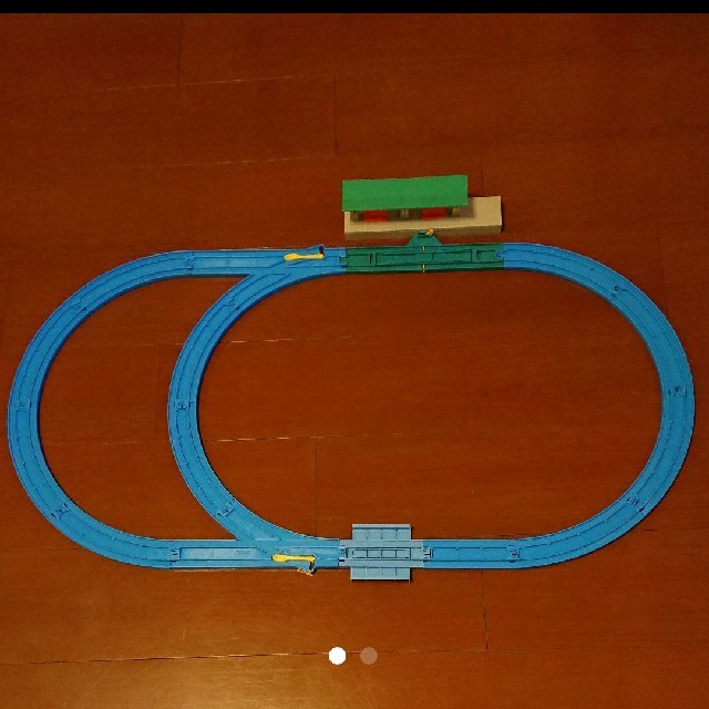 値下げ☆プラレール線路&駅 キッズ/ベビー/マタニティのおもちゃ(電車のおもちゃ/車)の商品写真