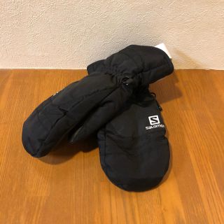 サロモン(SALOMON)のブラック 防水 防寒 ミトン手袋《SALOMON》(手袋)