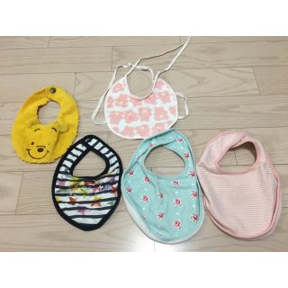 キャスキッドソン(Cath Kidston)のスタイ 5枚セット キャスキッドソン(ベビースタイ/よだれかけ)