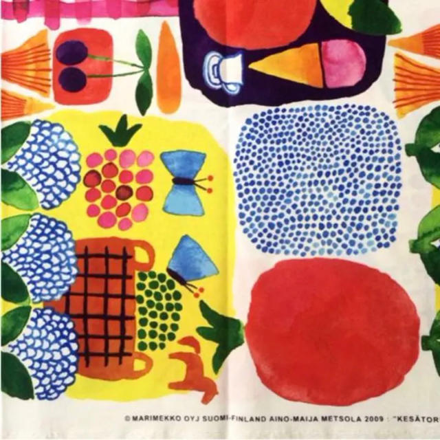 marimekko - レア★廃盤 marimekko はぎれ 生地 50×72cm ケサトリ りんごの通販 by akny's shop