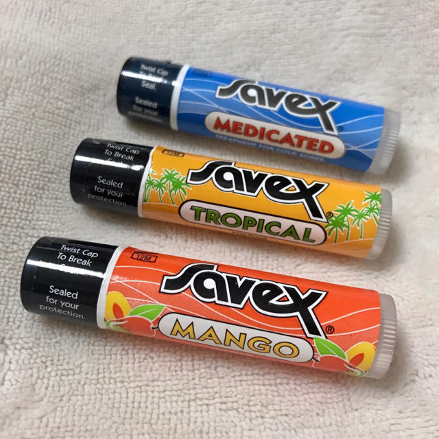 Savex(サベックス)のsavex 3本セット ハワイ購入 リップクリーム コスメ/美容のスキンケア/基礎化粧品(リップケア/リップクリーム)の商品写真