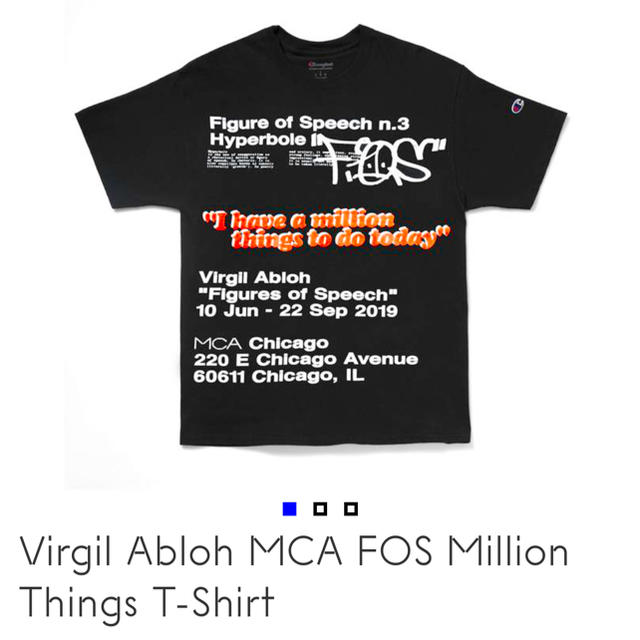 Virgil Abloh MCA T-Shirt XL 黒　2枚セット