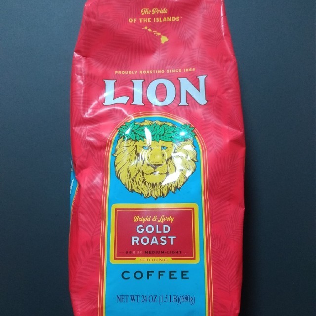 ライオンコーヒー大袋ゴールドロースト(６８０g) 食品/飲料/酒の飲料(コーヒー)の商品写真