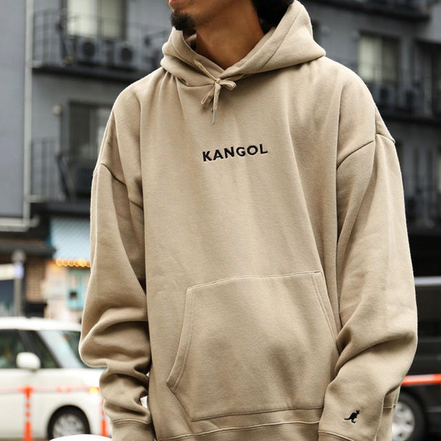KANGOL - KANGOL パーカー ベージュの通販 by ハタケ's shop