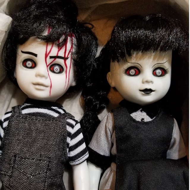 限定品】LIVING DEAD DOLLS 「Jack & Jill」【レア】 - 人形