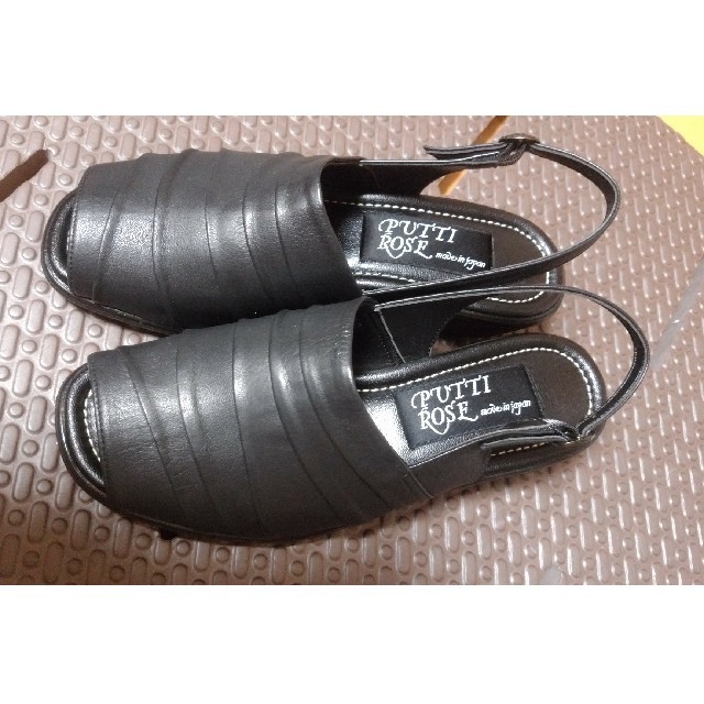 黒色　サンダル レディースの靴/シューズ(サンダル)の商品写真