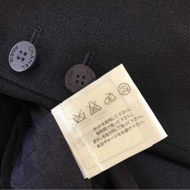 CHANEL(シャネル)の美品⭐️CHANEL黒テーラードジャケット レディースのジャケット/アウター(テーラードジャケット)の商品写真