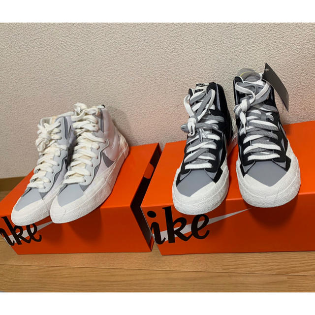 sacai(サカイ)のNIKE ✖️ sacai blazer 27.5㎝　セット売り‼️ メンズの靴/シューズ(スニーカー)の商品写真