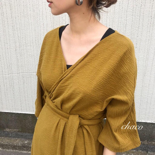 僅か⚠️新品????¥8532【Kastane】カットクレープ2wayワンピース