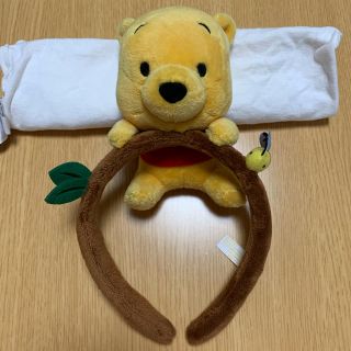 ディズニー(Disney)のディズニーリゾート【美品】プーさん カチューシャ(キャラクターグッズ)