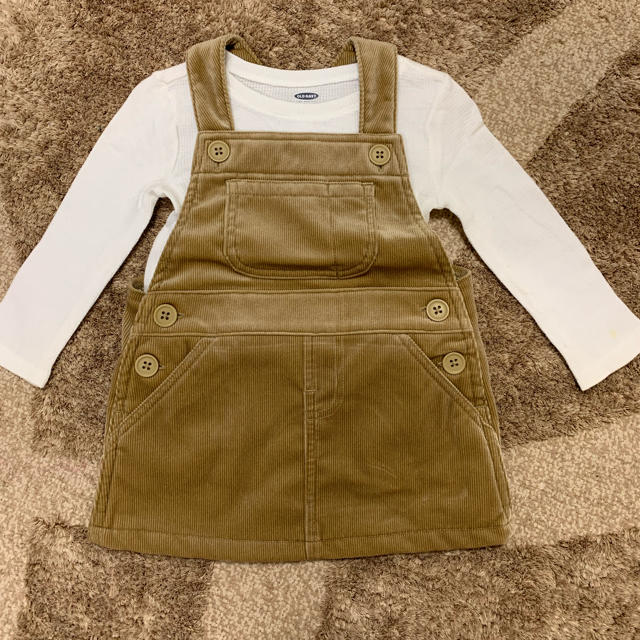 MUJI (無印良品)(ムジルシリョウヒン)の無印　ワンピース　80 キッズ/ベビー/マタニティのベビー服(~85cm)(ワンピース)の商品写真