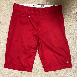 ディッキーズ(Dickies)のDickies Half Pants  Short Pants（Red）(ショートパンツ)