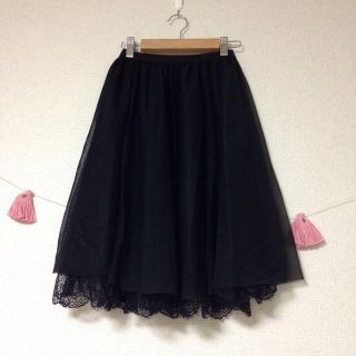 トッコ(tocco)のみゅうさま専用！トッコ✩チュールスカート(ひざ丈スカート)