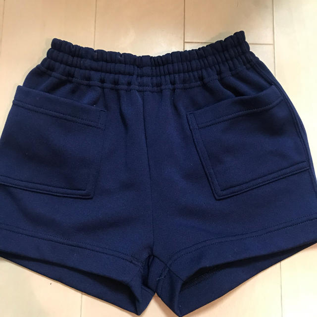 体操着 ズボン 紺色 110サイズ キッズ/ベビー/マタニティのキッズ服男の子用(90cm~)(パンツ/スパッツ)の商品写真