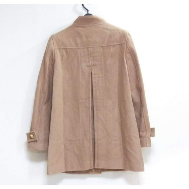 ABAHOUSE(アバハウス)のFONCE　毛×アンゴラ　ベージュ　ウールコート　３８ レディースのジャケット/アウター(ピーコート)の商品写真