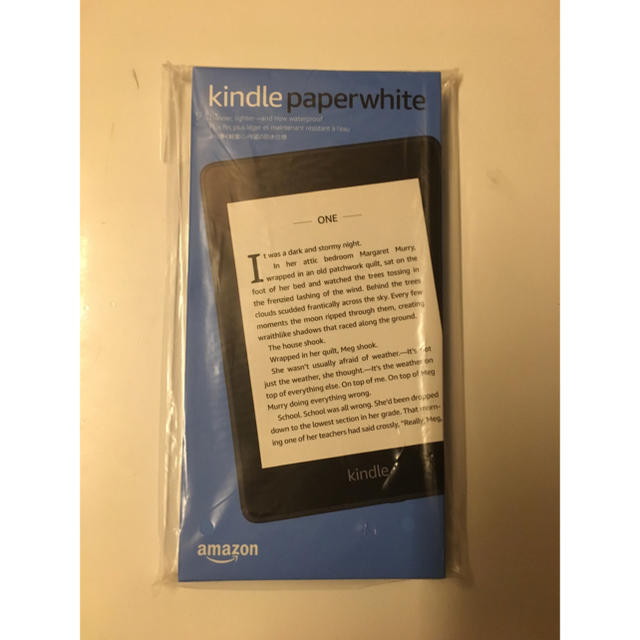 kindle paper white　8GB  新品未使用未開封　防水機能搭載電子ブックリーダー