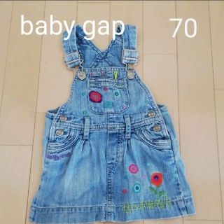 ベビーギャップ(babyGAP)のBabyGap　ワンピース　デニム　70(ワンピース)