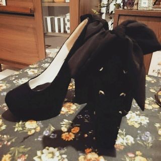 ダズリン♥レースアップ厚底パンプス