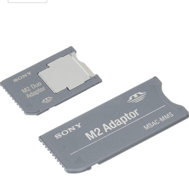 SONY(ソニー)の新品未開封！SONY PSP対応メモリースティックマイクロMSAC-MDSP2個 エンタメ/ホビーのゲームソフト/ゲーム機本体(その他)の商品写真