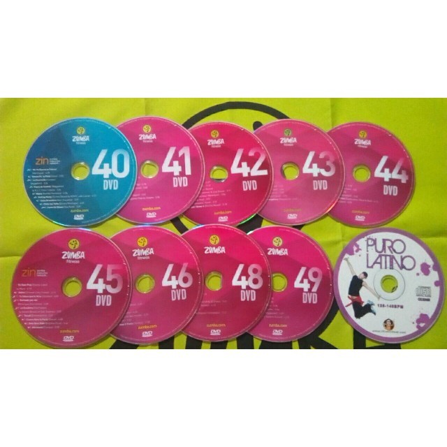 Zumba CD  DVD No91〜92 megamix CD No79〜82